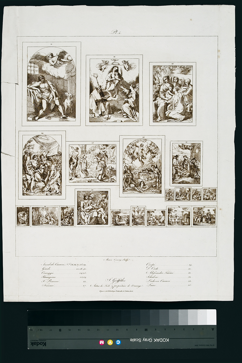 episodi del Nuovo Testamento (stampa, serie) di Cosway Hadfield Maria, Allegri Antonio detto Correggio, Mazzola Francesco detto Parmigianino, Fiori Federico detto Barocci, Crespi Daniele, Creti Domenico, Tiarini Alessandro, Schedoni Bartolomeo, Luini Bernardino, Reni Guido, Carracci Annibale, Carracci Ludovico, Ferrari (inizio sec. XIX)