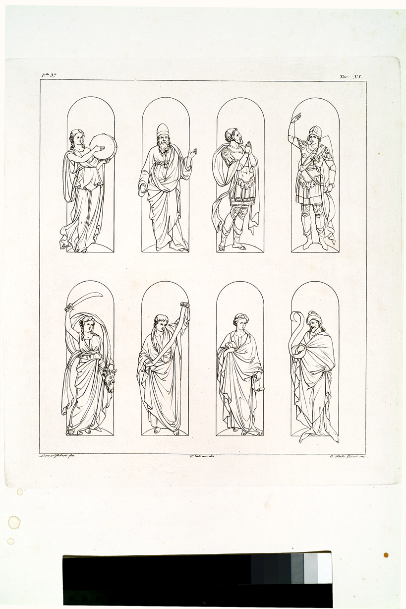 profeti (stampa, serie) di Gozzini Vincenzo, Lasinio Giovanni Paolo, Ghiberti Lorenzo (primo quarto sec. XIX)