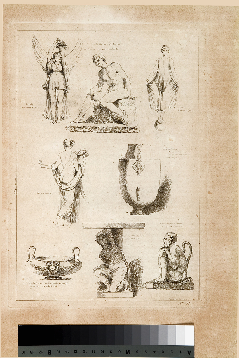 elementi decorativi (stampa, serie) di Le Prince Jean Baptiste, De Saint-Non Richard Jean Claude (seconda metà sec. XVIII)