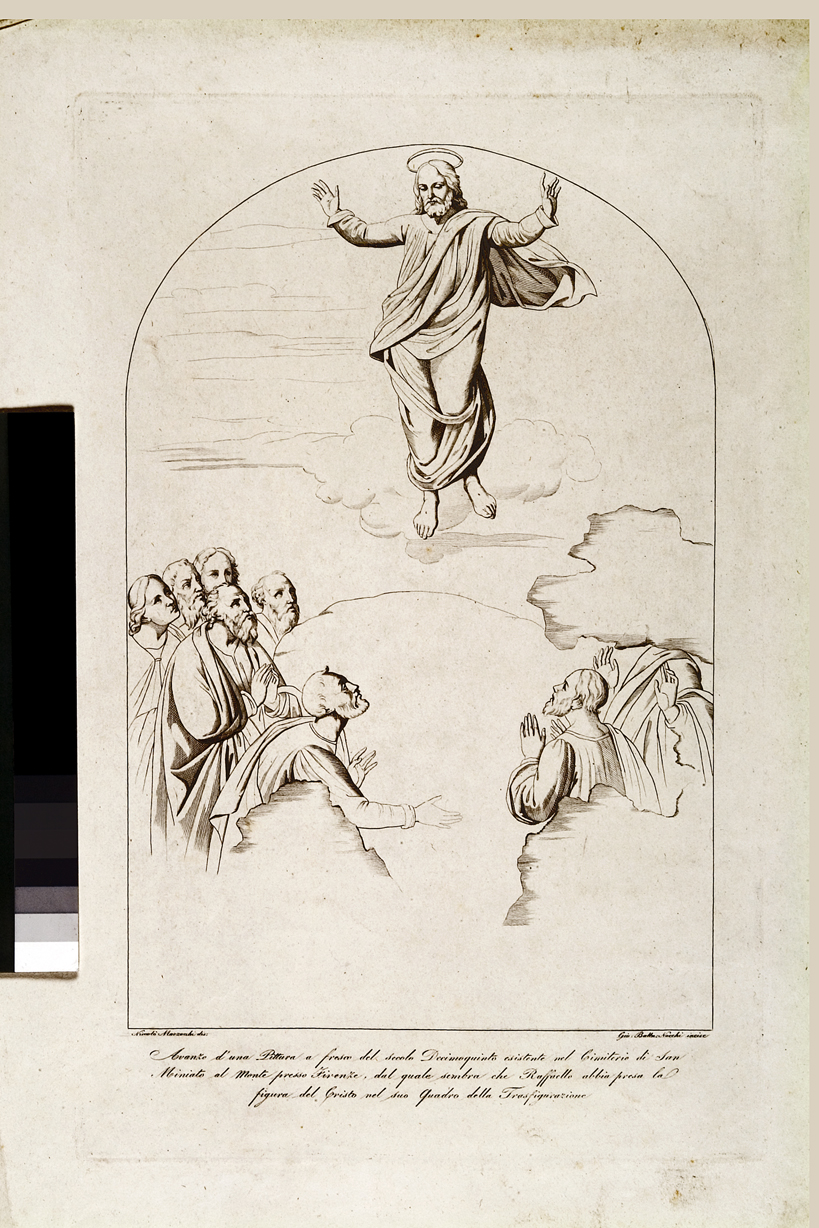 Trasfigurazione (stampa) di Marzocchi Niccolò, Nocchi Giovan Battista (prima metà sec. XIX)