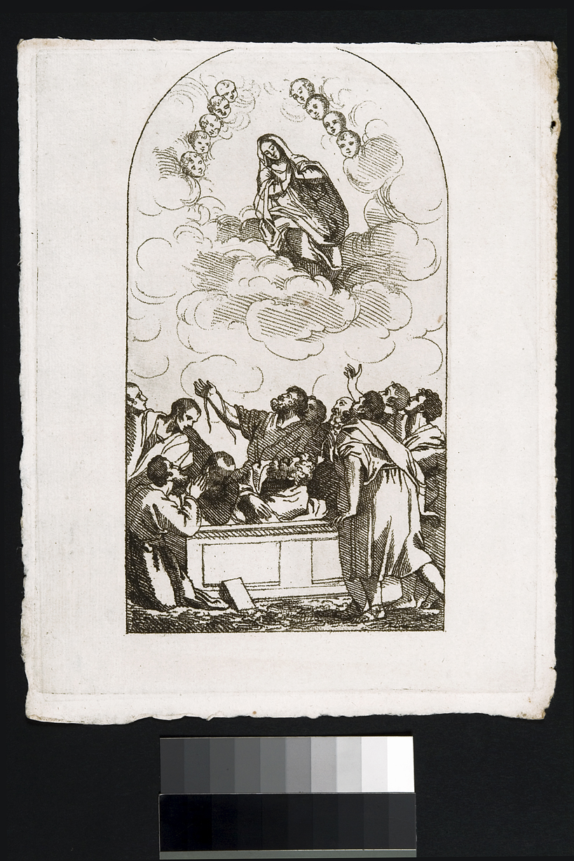 Assunzione della Madonna (stampa, serie) di Cosway Hadfield Maria, Vecellio Tiziano (sec. XIX)
