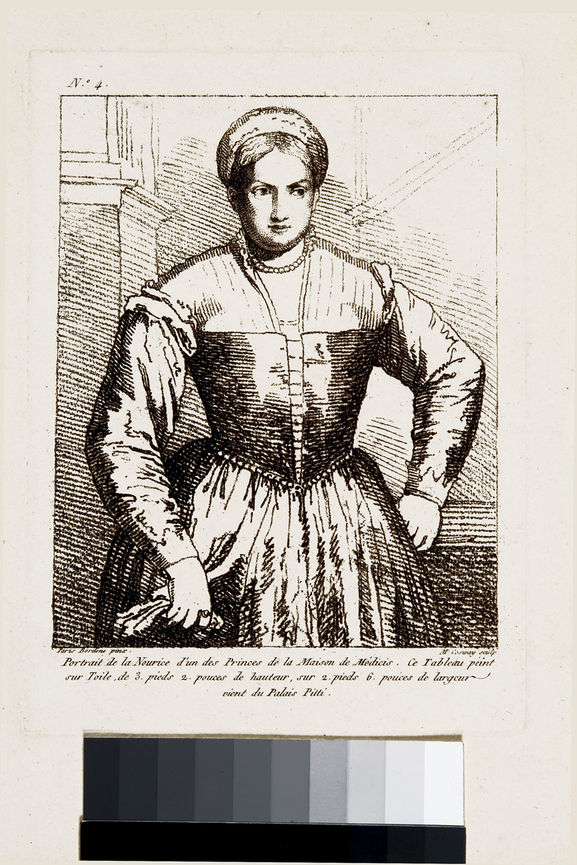 ritratto di donna (stampa) di Cosway Hadfield Maria, Bordone Paris (sec. XIX)