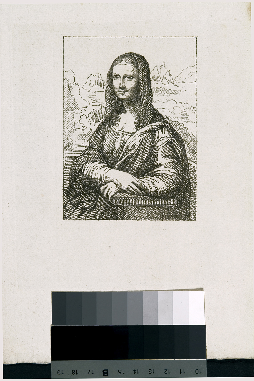 La Gioconda, ritratto femminile (stampa, serie) di Cosway Hadfield Maria, Leonardo da Vinci (sec. XIX)