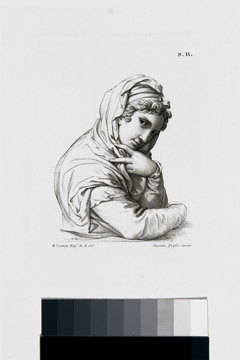 figura femminile (stampa) di Lasinio Giovanni Paolo, Cosway Richard (sec. XIX)
