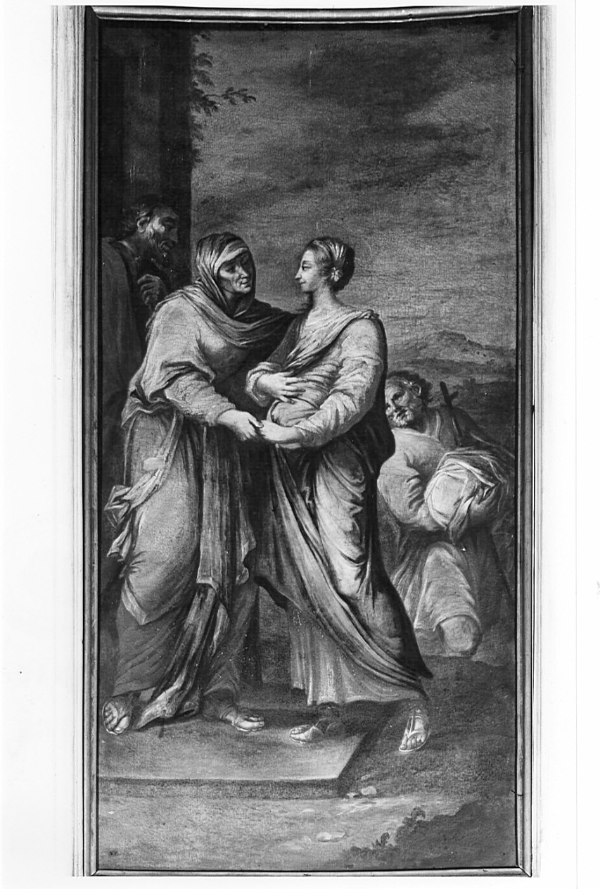 visitazione (dipinto, opera isolata) - ambito lombardo (seconda metà sec. XVIII)