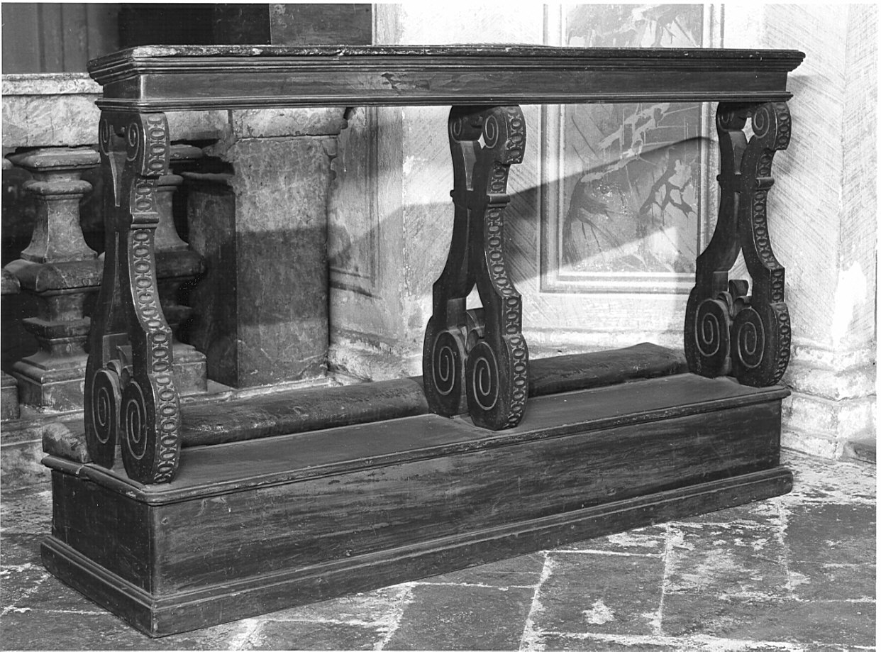 inginocchiatoio, serie - bottega lombarda (sec. XIX)