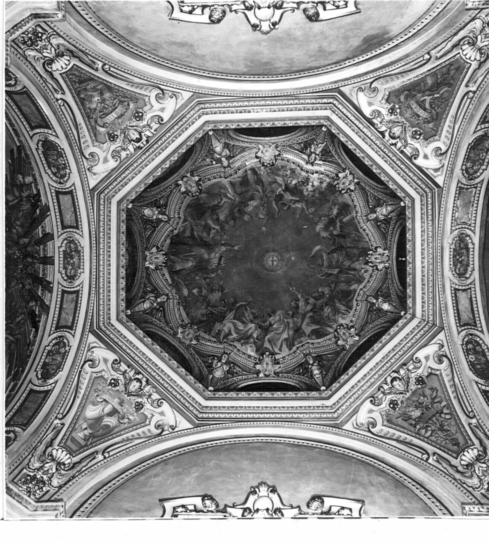 decorazione plastica, complesso decorativo - bottega lombarda (fine sec. XVI)