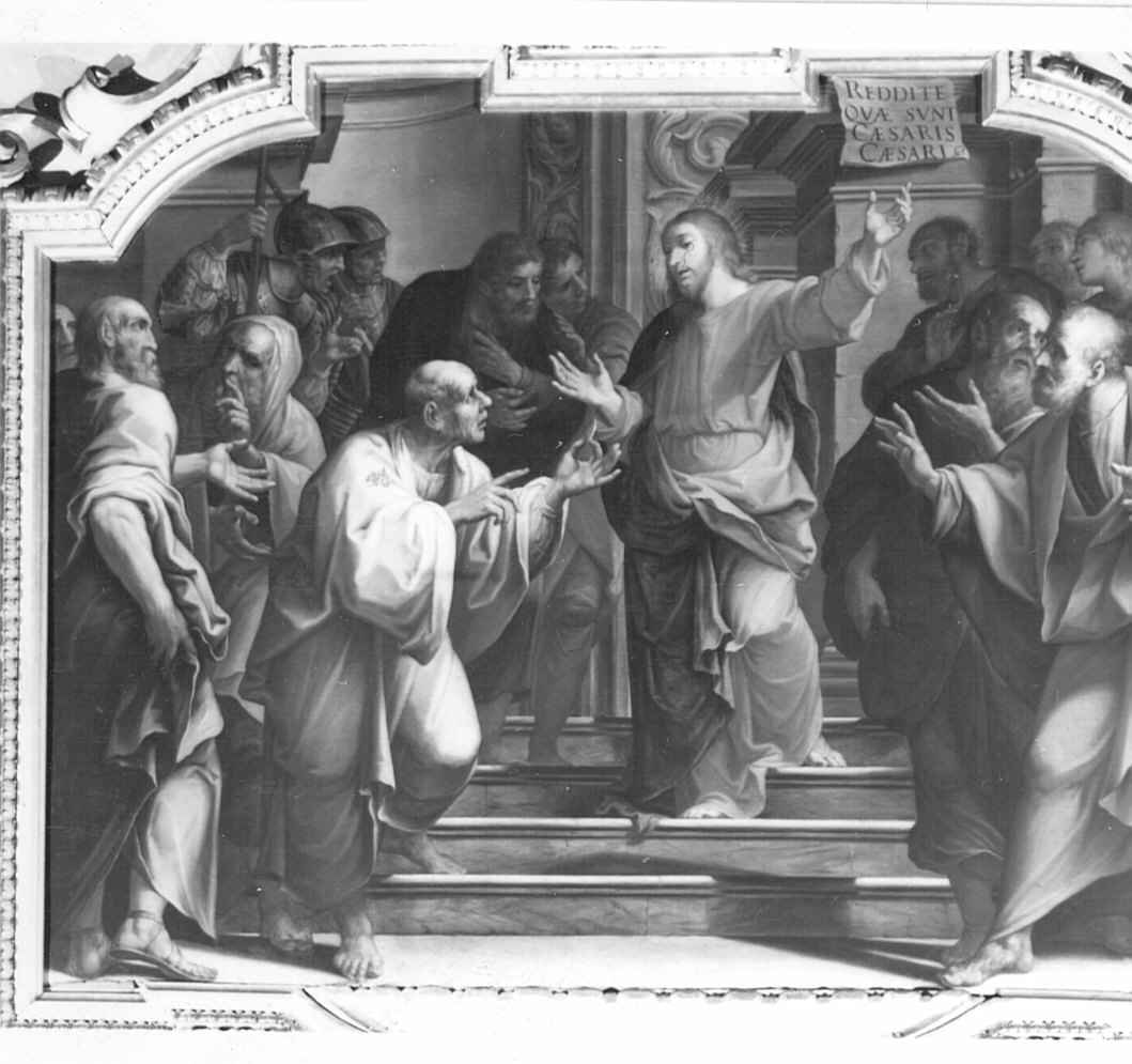 tributo a Cesare (dipinto, opera isolata) di Busca Antonio (seconda metà sec. XVII)