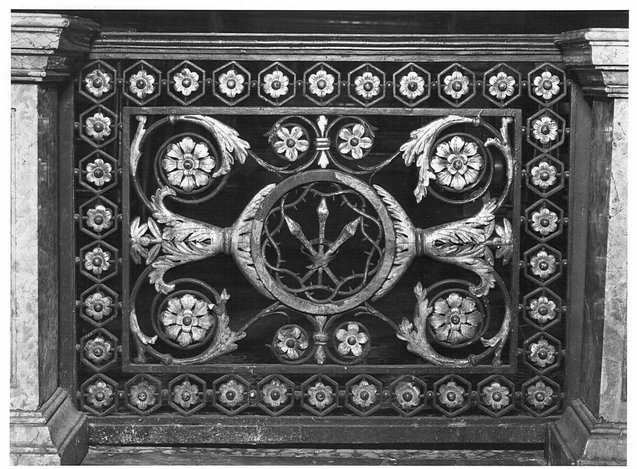 cancellata di balaustrata, opera isolata - bottega lombarda (inizio sec. XIX)