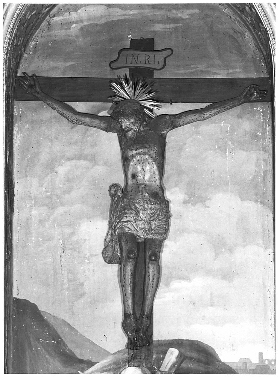 Cristo crocifisso (crocifisso, opera isolata) - bottega tedesca (sec. XVII)