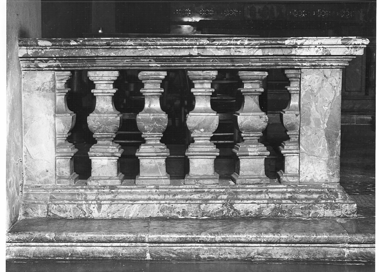 balaustrata, opera isolata - bottega lombarda (seconda metà, prima metà sec. XIX, sec. XX)