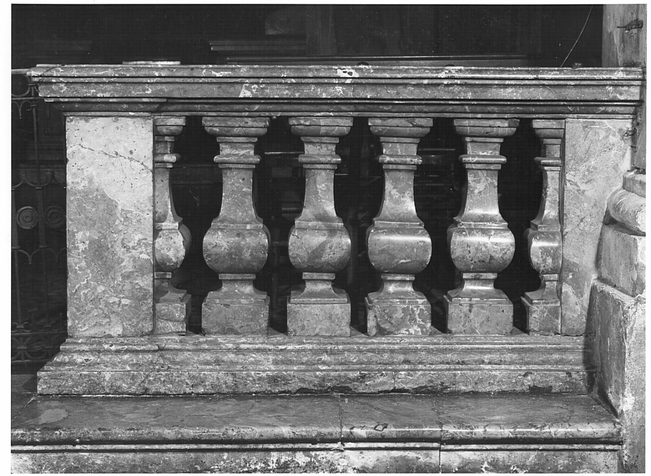 balaustrata, opera isolata - bottega lombarda (sec. XVIII)