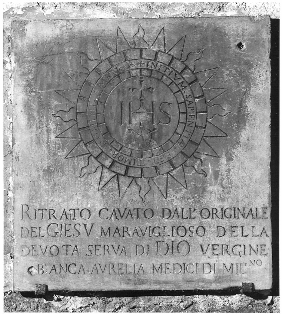 lapide commemorativa, opera isolata - bottega lombarda (sec. XVII)