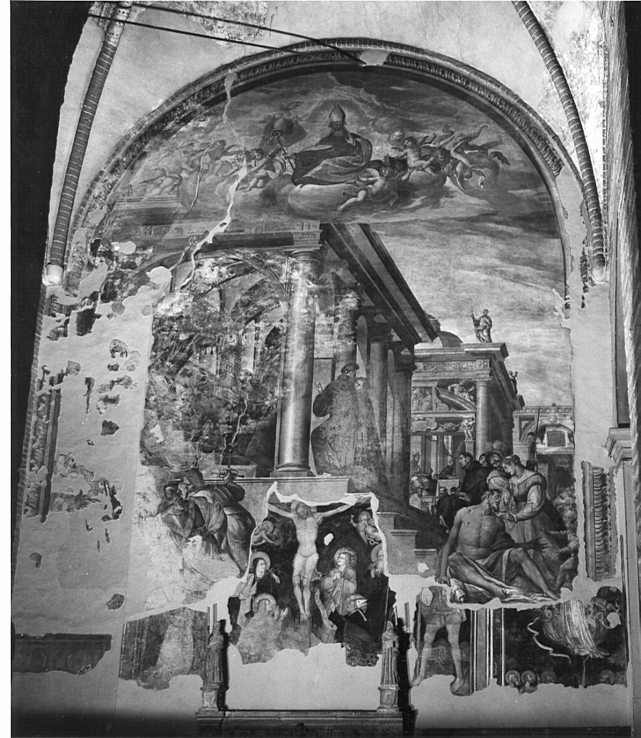 dipinto, insieme di Della Rovere Giovanni Battista detto Fiammenghino, Della Rovere Giovanni Mauro detto Fiammenghino - ambito lombardo (fine/inizio sec. XIV, secc. XVI/ XVII)