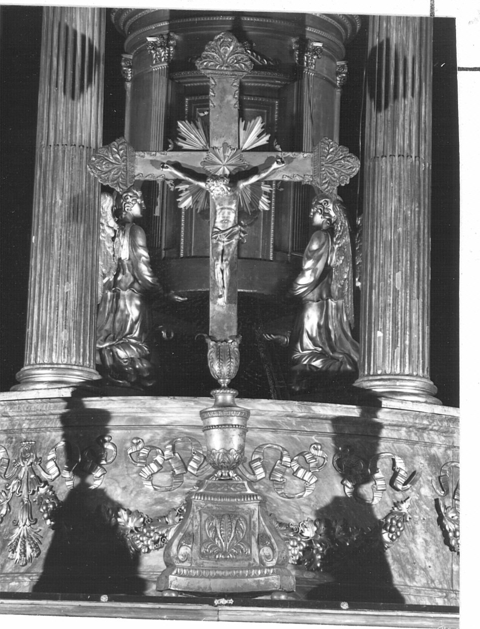 croce d'altare, opera isolata - bottega lombarda (inizio sec. XIX)