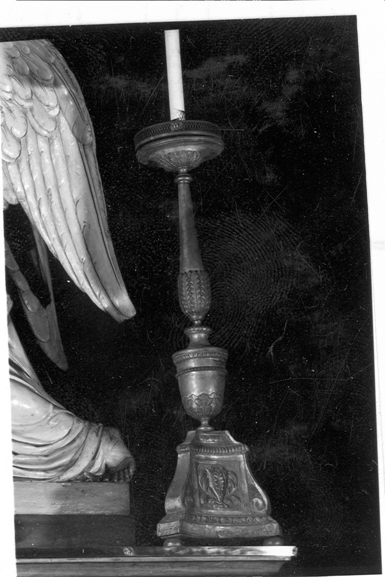 candeliere, serie - bottega lombarda (inizio sec. XIX)