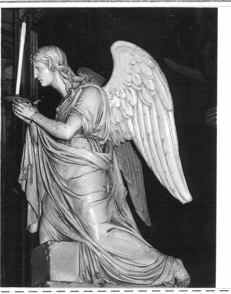 angelo (statua, pendant) di Albertolli Giocondo il Vecchio (sec. XIX)