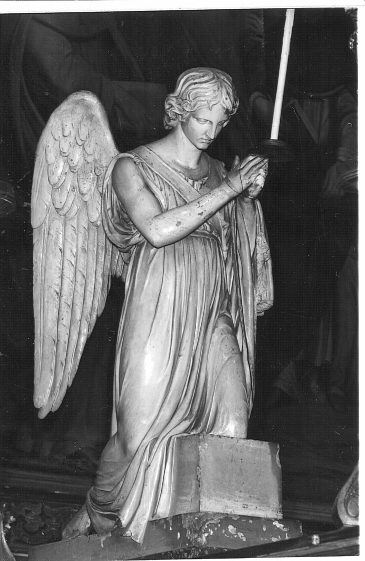 angelo (statua, pendant) di Albertolli Giocondo il Vecchio (sec. XIX)