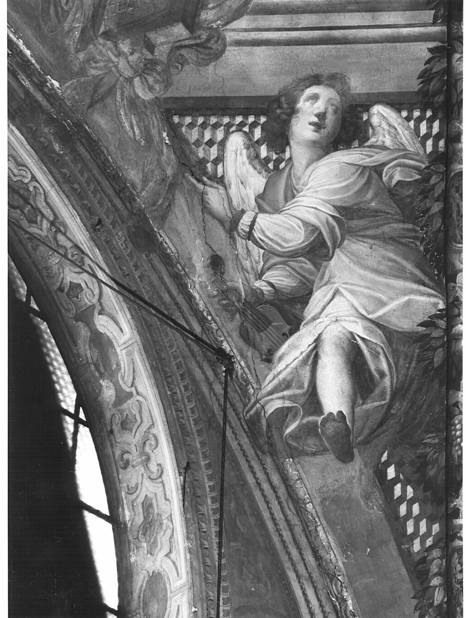 angelo musicante (dipinto, ciclo) di Roverio Bartolomeo detto Genovesino (primo quarto sec. XVII)