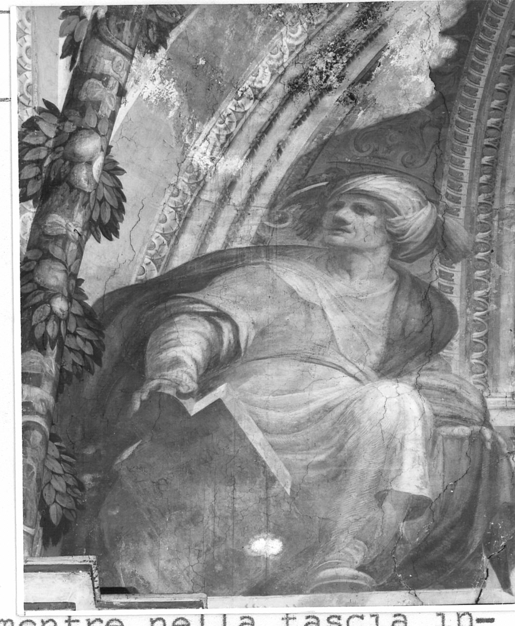 profeta e sibilla (dipinto, elemento d'insieme) di Roverio Bartolomeo detto Genovesino (primo quarto sec. XVII)