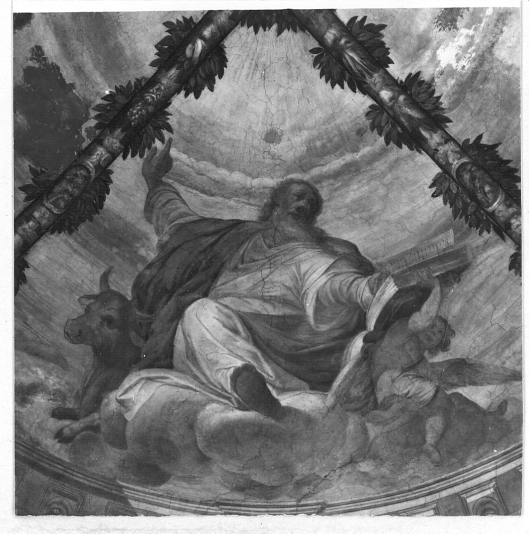 San Luca (dipinto, elemento d'insieme) di Roverio Bartolomeo detto Genovesino (primo quarto sec. XVII)