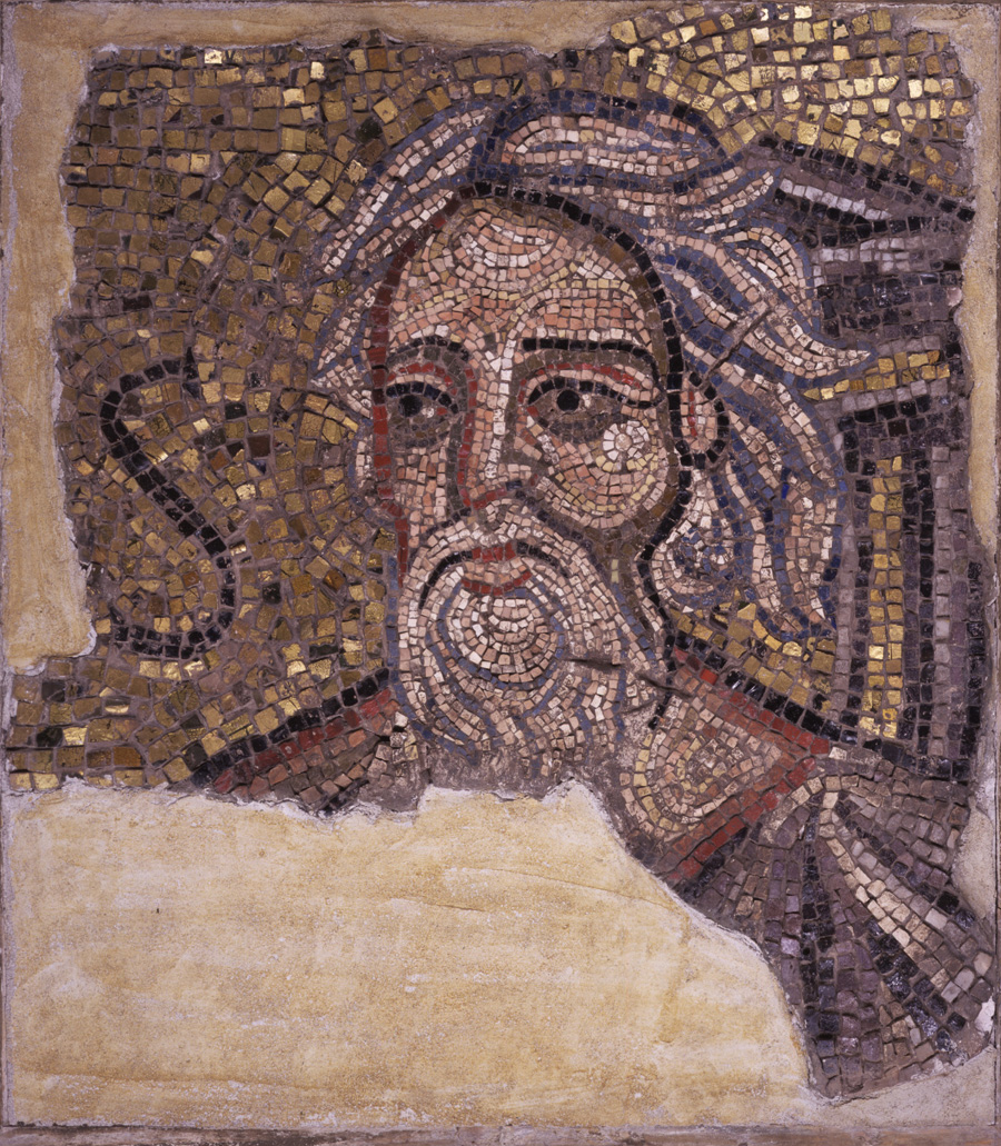 Sant'Andrea (decorazione musiva, frammento) - ambito Italia settentrionale (sec. XIII)