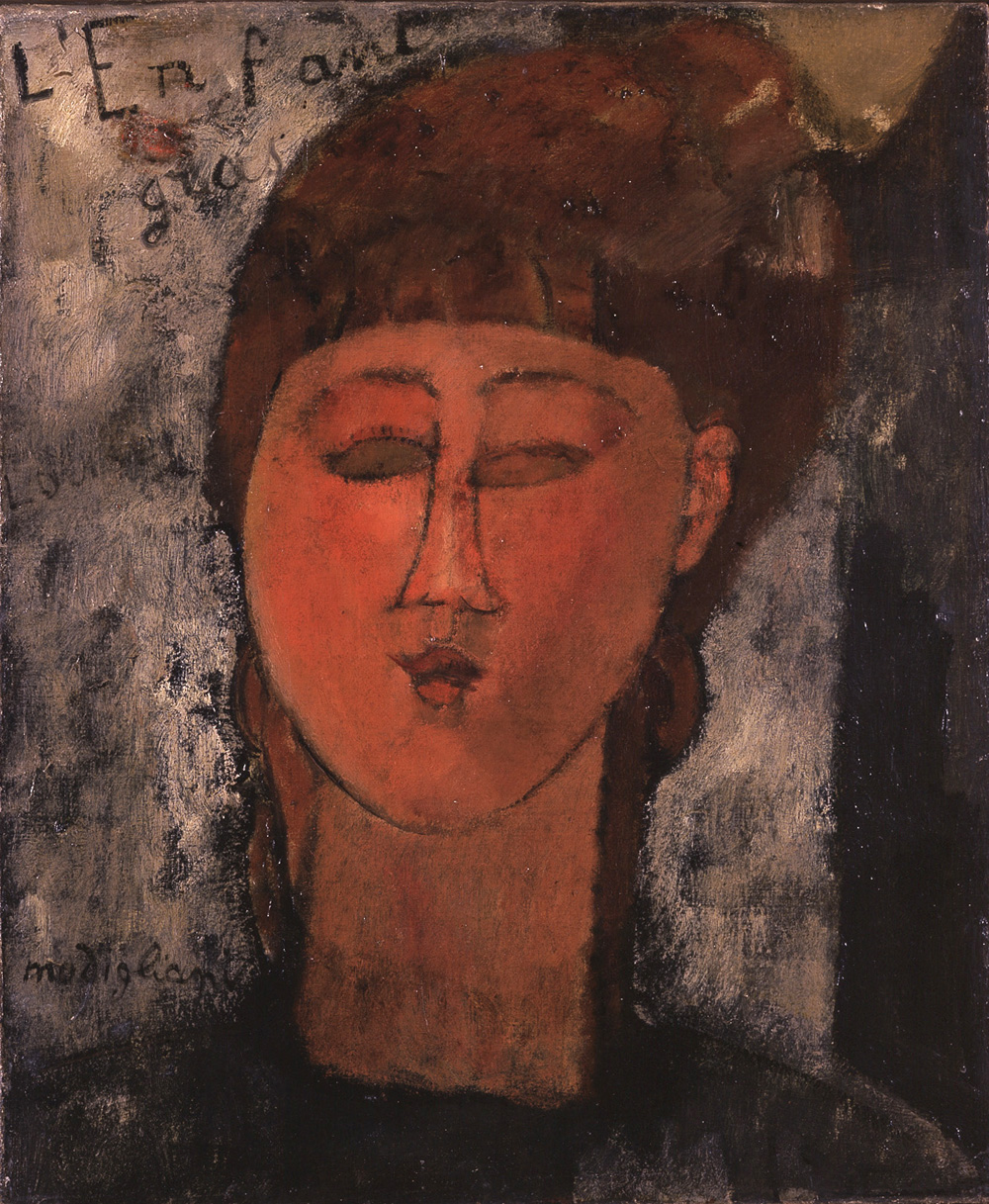 L'enfant gras, ragazza (dipinto, opera isolata) di Modigliani Amedeo (sec. XX)