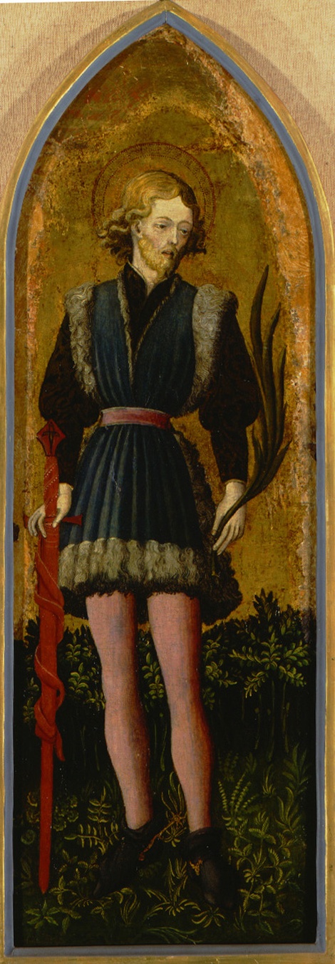 Sant'Alessio, Sant'Alessio (dipinto, opera isolata) di Bembo Bonifacio (sec. XV)
