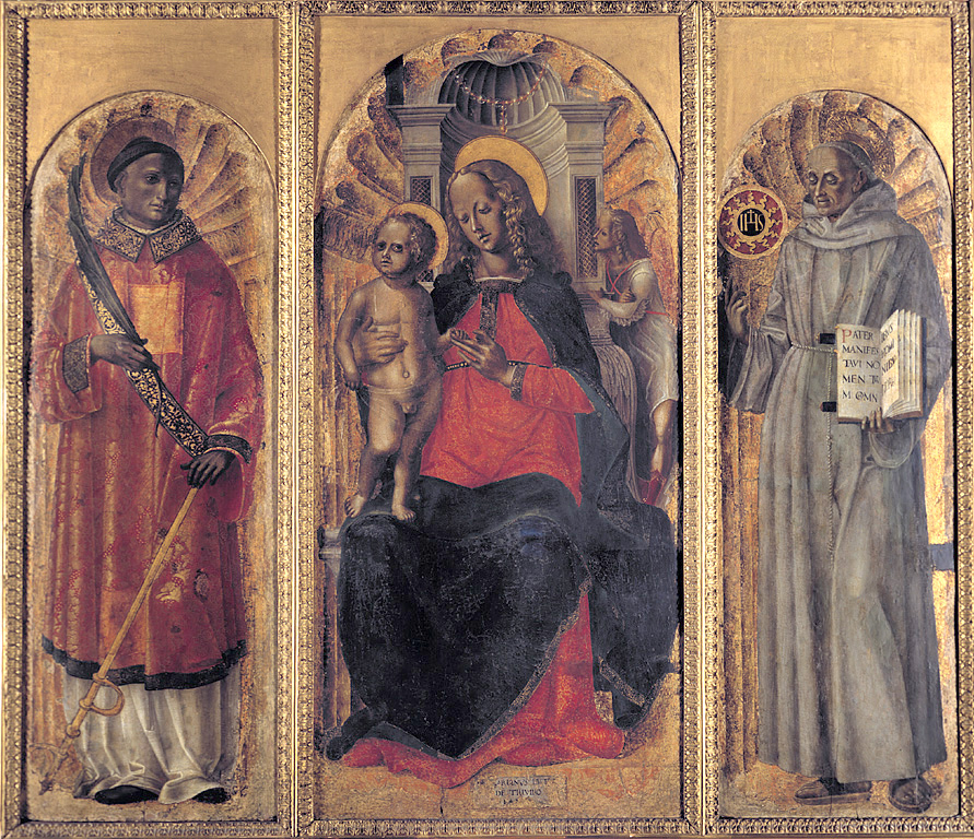 San Leonardo, San Leonardo (scomparto di trittico, elemento d'insieme) di Butinone Bernardino (sec. XV)