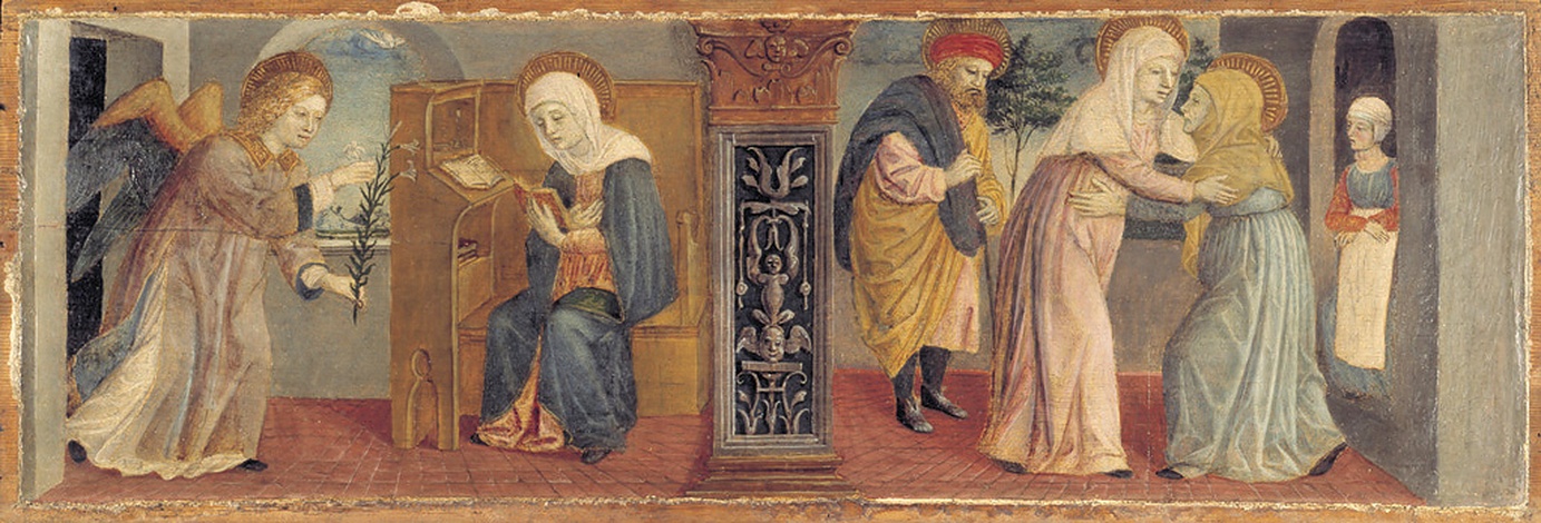 storie della vita della Madonna (predella, elemento d'insieme) di Foppa Vincenzo (sec. XV)