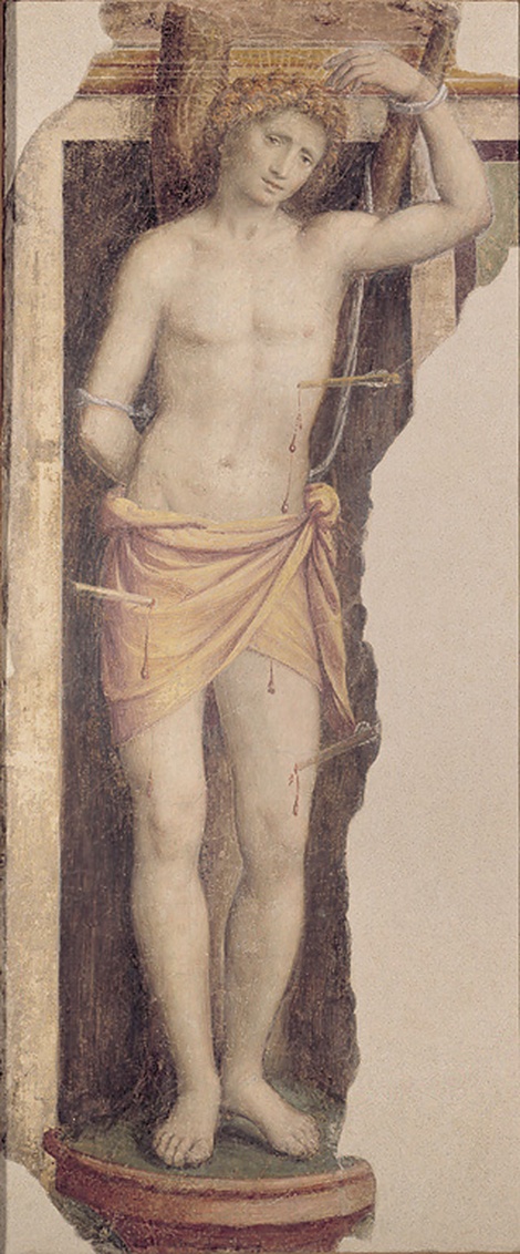 San Sebastiano, San Sebastiano (dipinto, ciclo) di Luini Bernardino (sec. XVI)