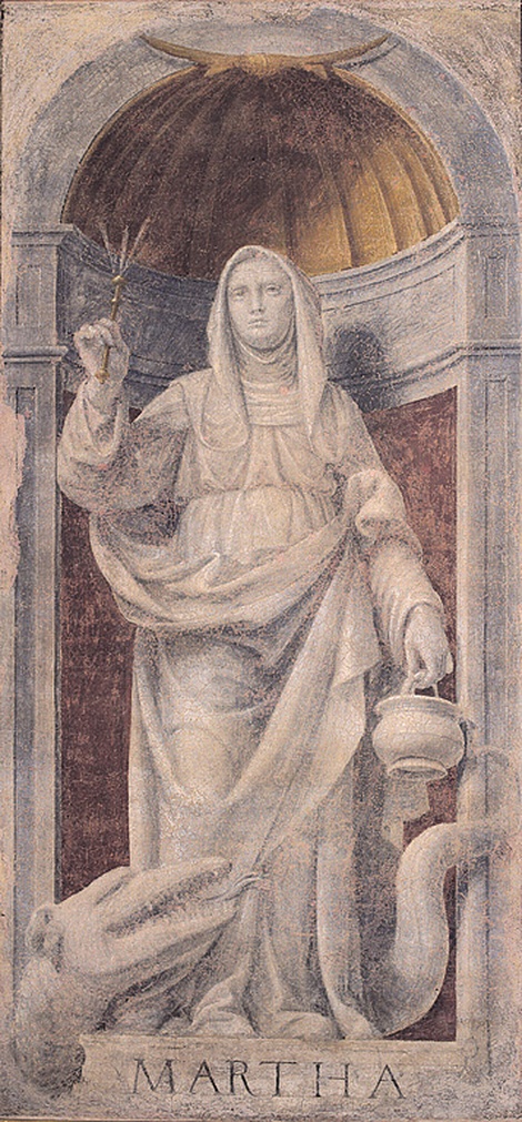 Santa Marta, Santa Marta (dipinto, ciclo) di Luini Bernardino (sec. XVI)
