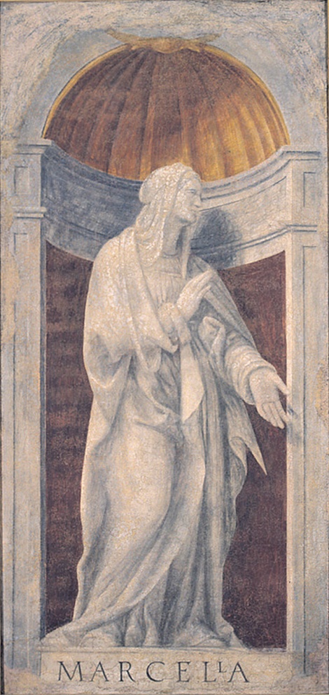 Santa Marcella, Santa Marcella (dipinto, ciclo) di Luini Bernardino (sec. XVI)