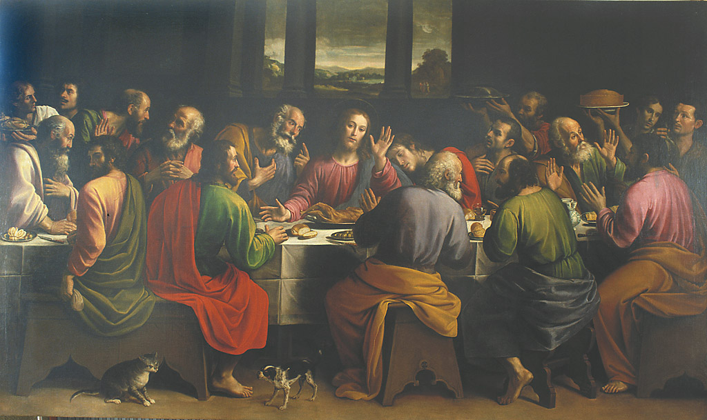 L'Ultima cena, ultima cena (dipinto, opera isolata) di Vermiglio Giuseppe (sec. XVII)