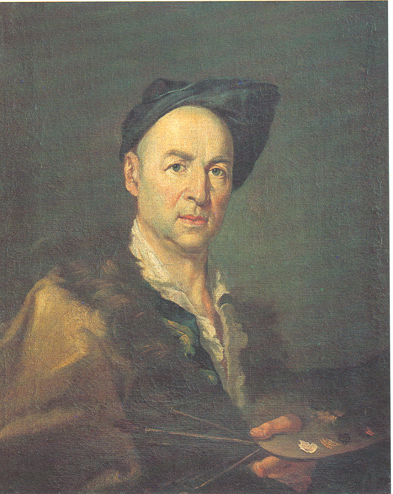 Ritratto di pittore, ritratto d'uomo (pittore) (dipinto, opera isolata) di Ceruti Giacomo detto Pitocchetto (sec. XVIII)
