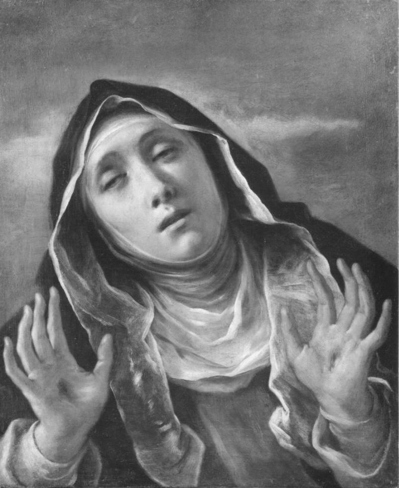 Santa Caterina da Siena, Santa Caterina da Siena (dipinto, opera isolata) di Del Cairo Francesco detto Cavaliere del Cairo (sec. XVII)