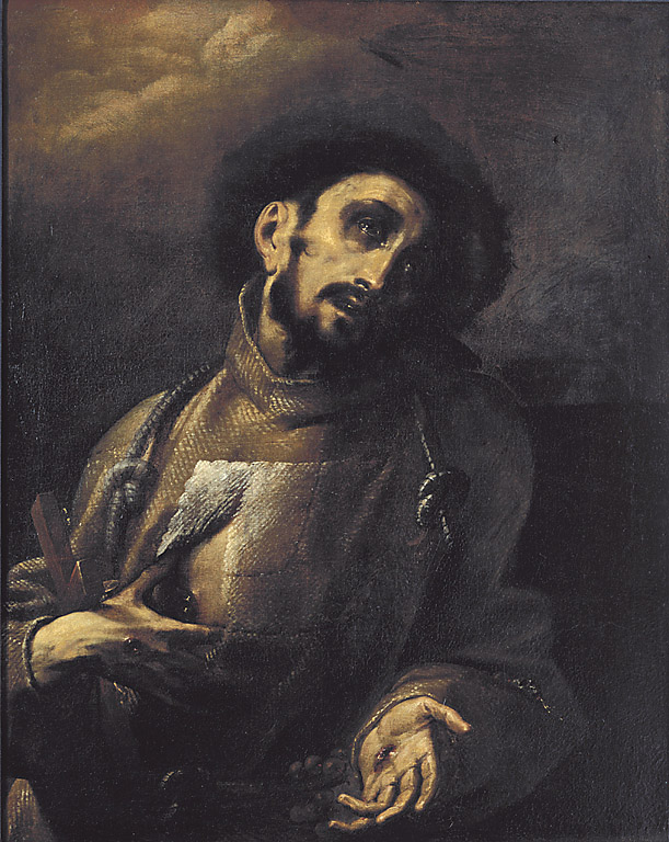 San Francesco in estasi ( San Francesco penitente in estasi ostende le stimmate), San Francesco d'Assisi (dipinto, opera isolata) di Crespi Giovan Battista detto Cerano (sec. XVII)