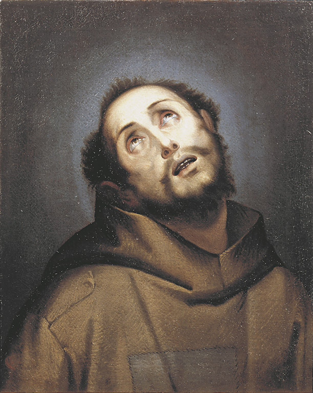 San Francesco in estasi, estasi di San francesco d'Assisi (dipinto, opera isolata) di Crespi Ortensio (sec. XVII)