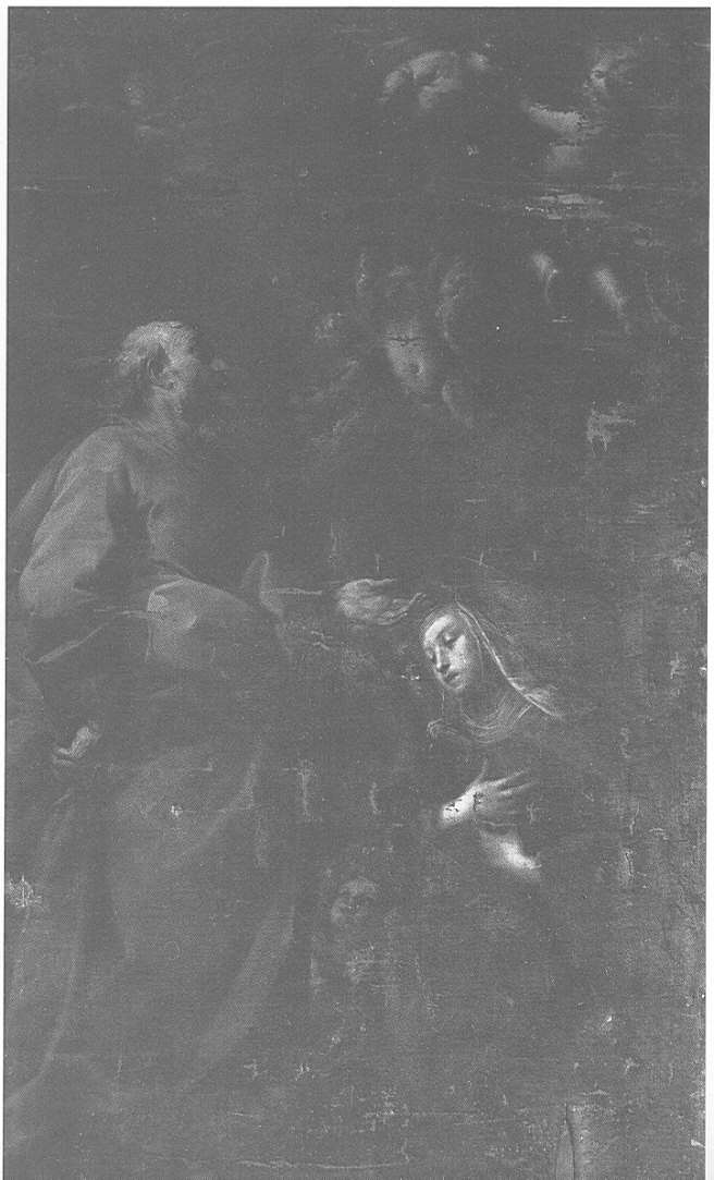 San Pietro Apostolo e Santa Chiara, San Pietro apostolo e Santa Chiara (dipinto, opera isolata) di Nuvolone Carlo Francesco (sec. XVII)