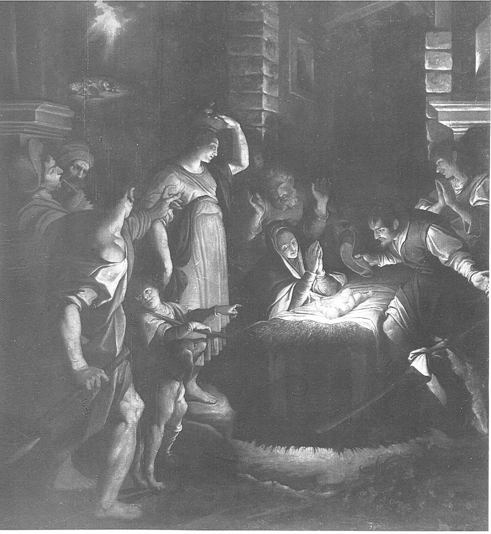 Adorazione dei pastori, adorazione dei pastori (dipinto, serie) di Procaccini Camillo (sec. XVI)
