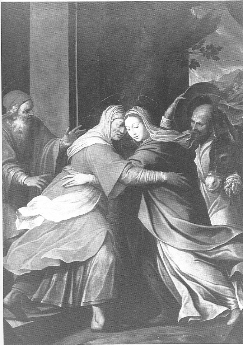 Visitazione, visitazione (dipinto, opera isolata) di Procaccini Camillo (sec. XVII)