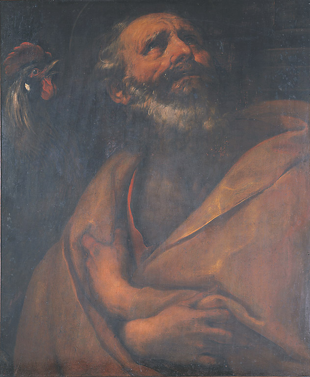 San Pietro penitente, San Pietro penitente (dipinto, opera isolata) di Procaccini Giulio Cesare (sec. XVII)