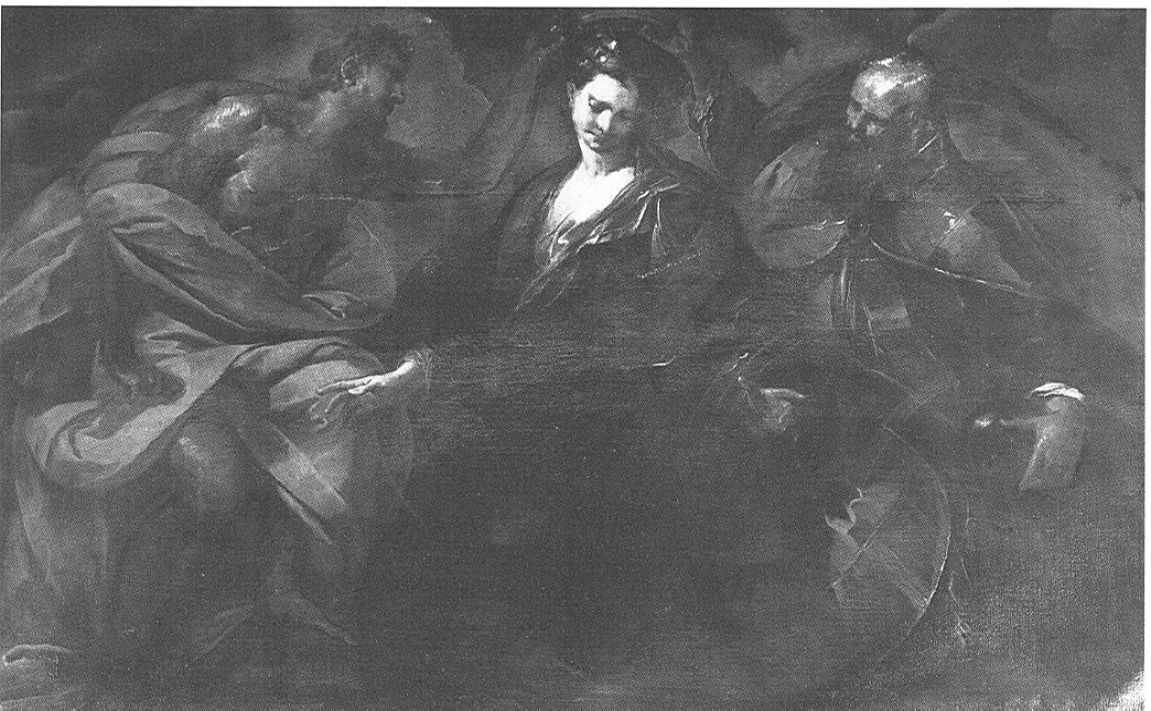 L'Incoronazione della Vergine, incoronazione di Maria Vergine (dipinto, opera isolata) di Procaccini Giulio Cesare (sec. XVII)