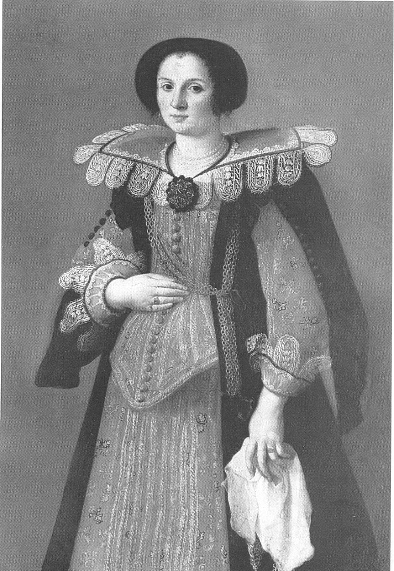 Ritratto di gentildonna, ritratto di donna (dipinto, opera isolata) - ambito lombardo (sec. XVII)