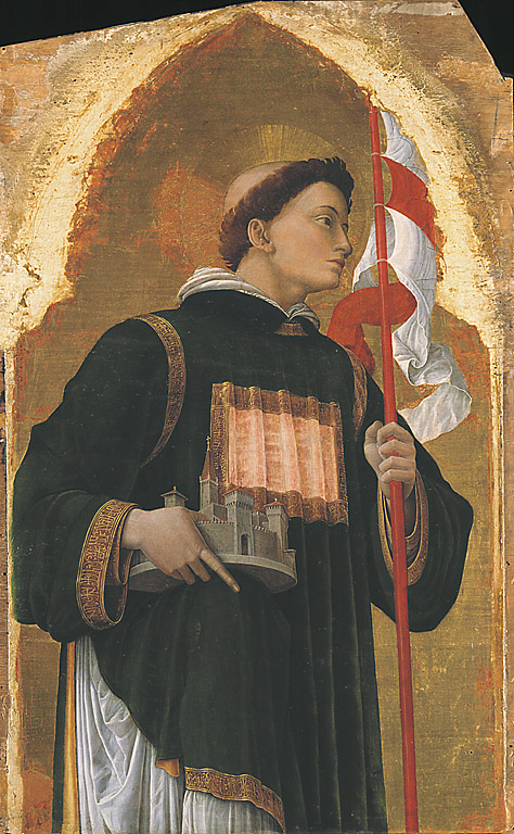 San Daniele da Padova, San Daniele da Padova (scomparto di polittico, elemento d'insieme) di Mantegna Andrea (sec. XV)