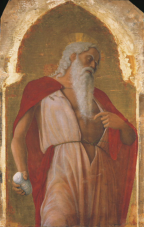 San Girolamo, San Girolamo (scomparto di polittico, elemento d'insieme) di Mantegna Andrea (sec. XV)