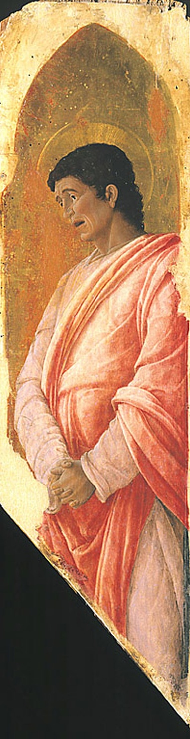 San Giovanni, San Giovanni Evangelista (scomparto di polittico, elemento d'insieme) di Mantegna Andrea (sec. XV)