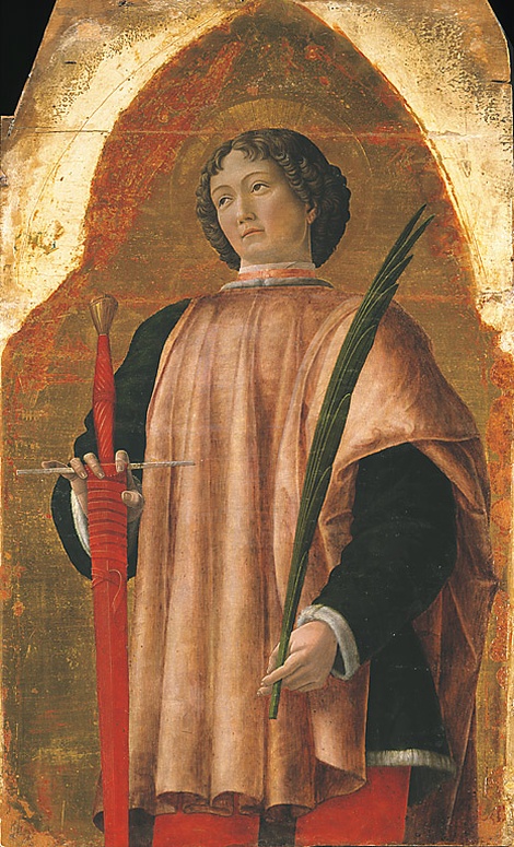 San Giuliano, San Giuliano (scomparto di polittico, frammento) di Mantegna Andrea (sec. XV)