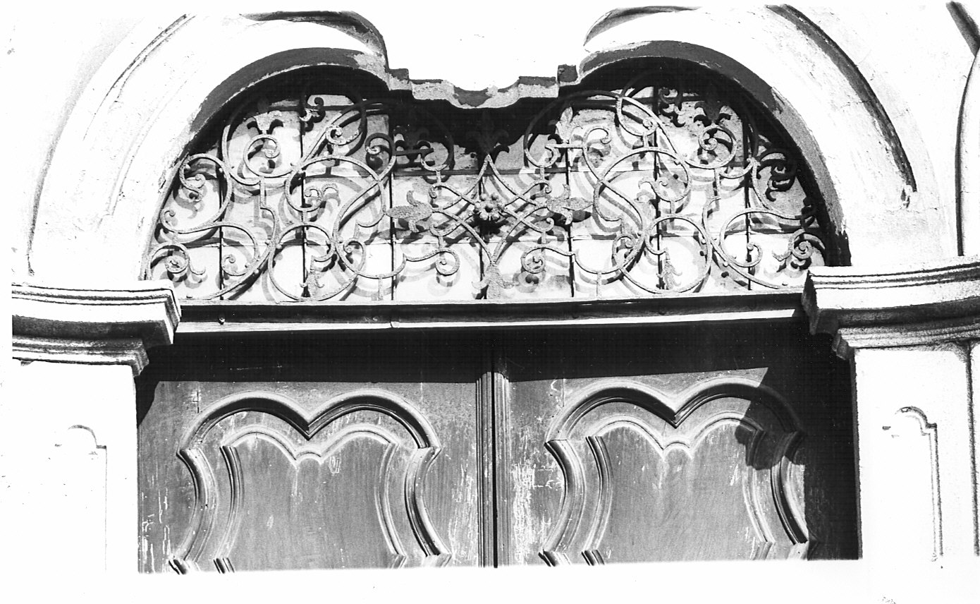 inferriata di finestra - bottega pavese (sec. XVIII)