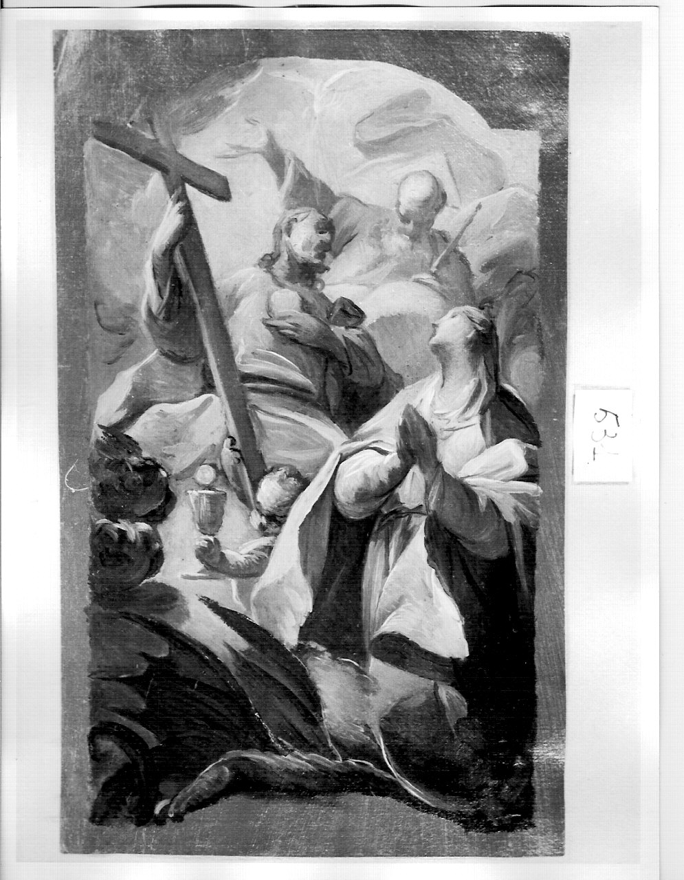 SS. Trinità (dipinto, opera isolata) di Ligari Pietro (attribuito) (secondo quarto sec. XVIII)